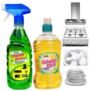 Saya Dishwash Cleaner & Greasy Stain Liquid 5L